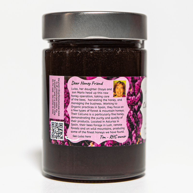 Raw Calluna (Ling Heather)  Honey - 450g