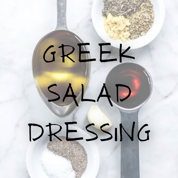 Our recipe for Greek Salad Dressing made with authentic Greek Extra Virgin Olive Oil from Spyros'