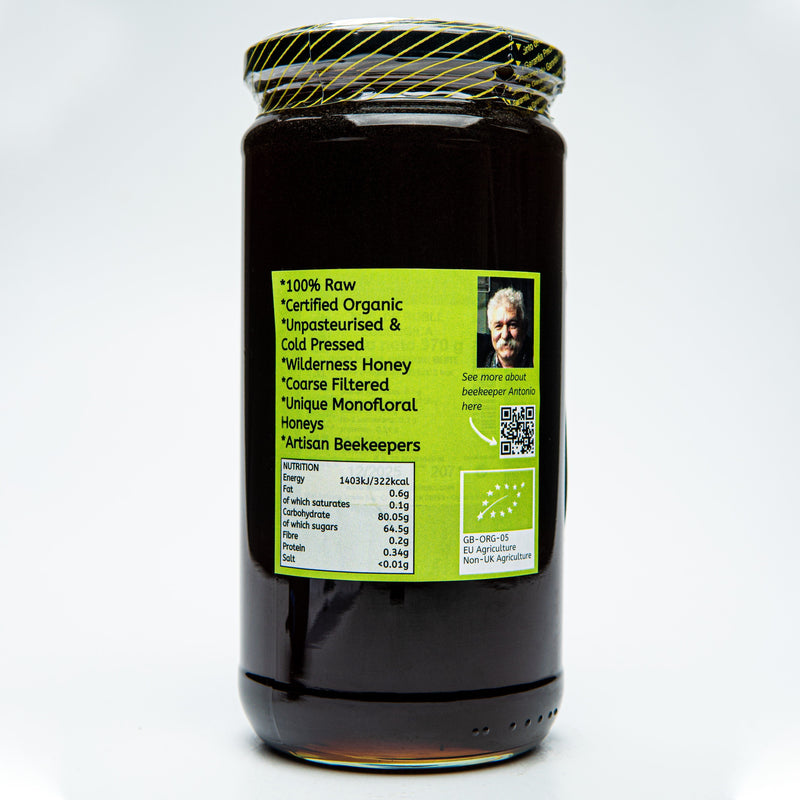 Raw Organic Heather Honey - 970g - Certified Organic