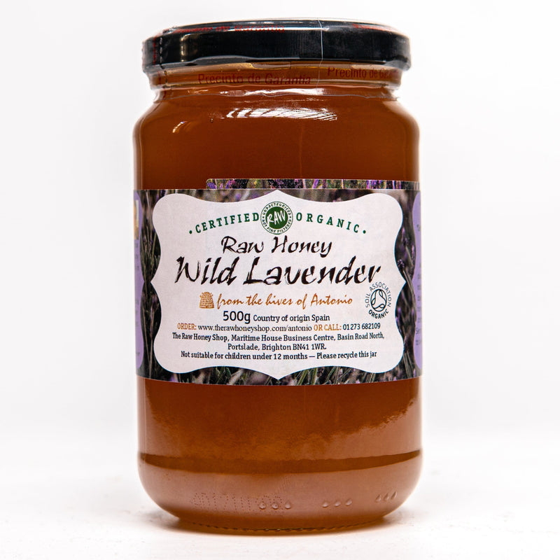 Raw Organic Wild Lavender Honey - 500g