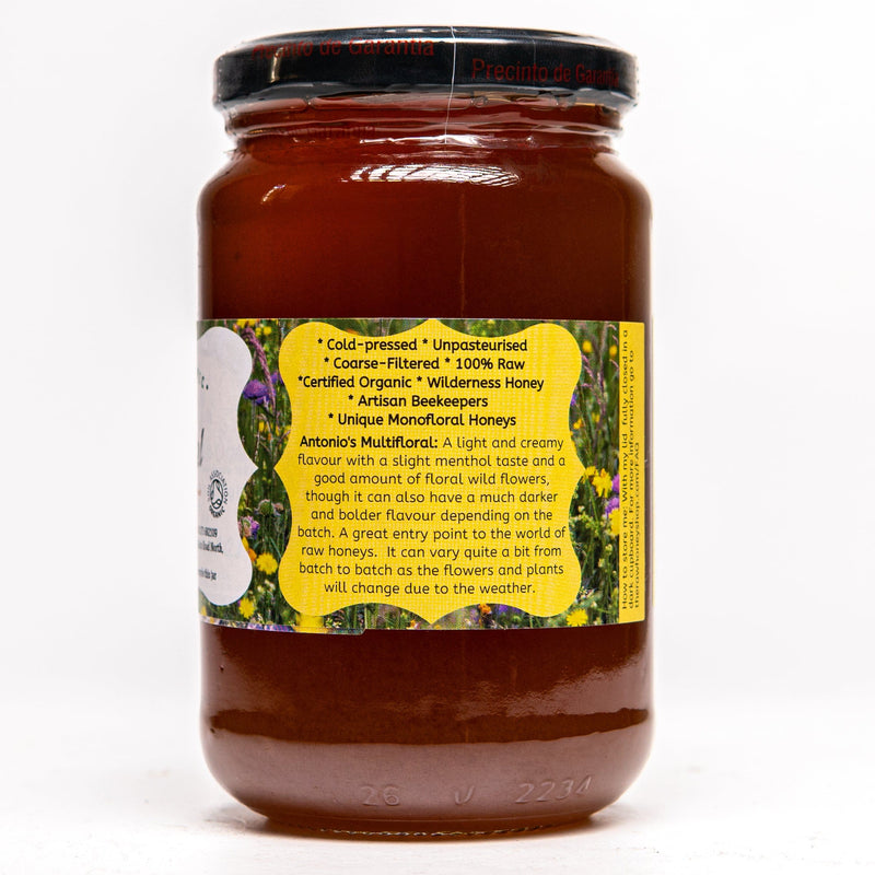 Rå økologisk multifloral honning - 500g