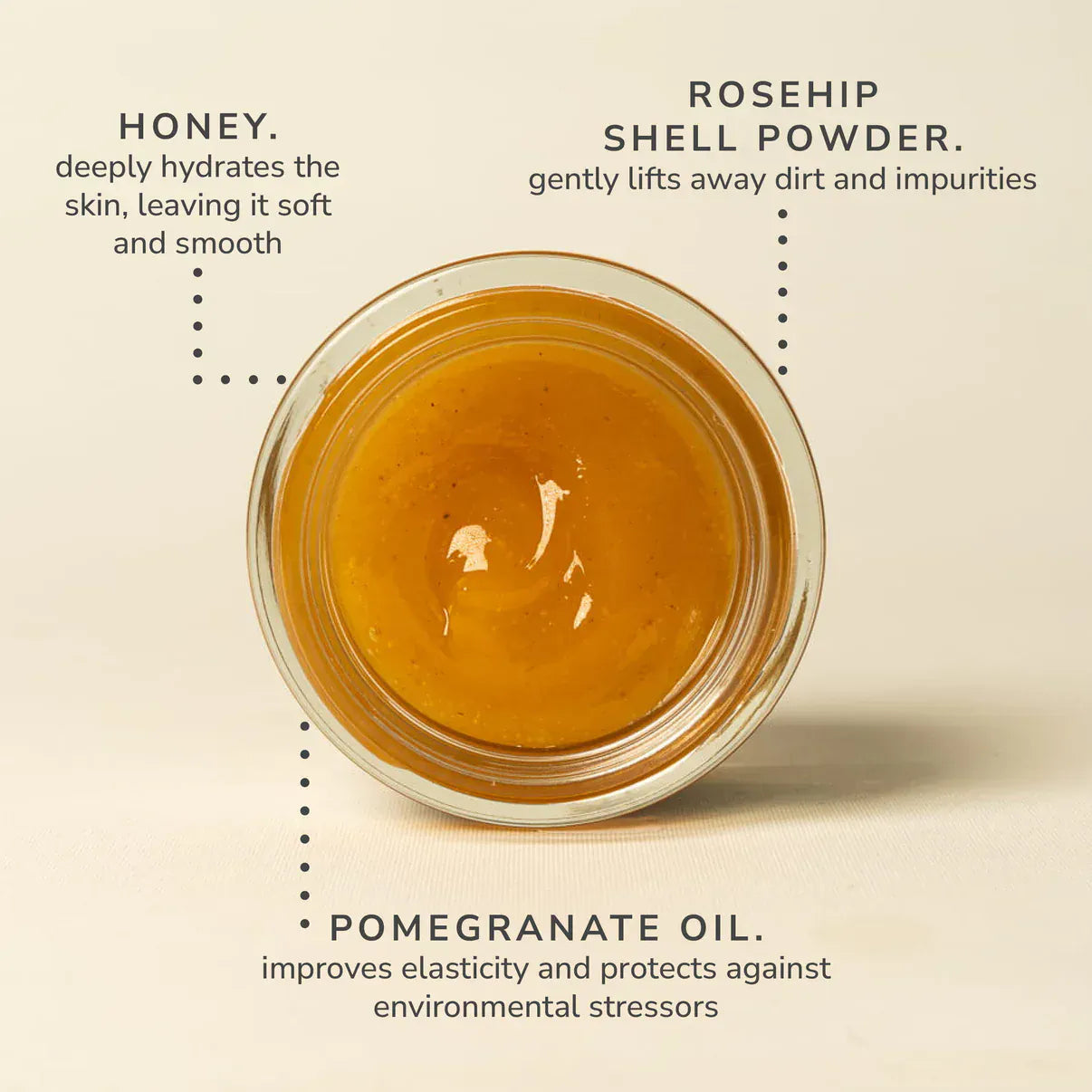100% Natural Facial Cleansing Gel by Bee Cosmetics (100ml) with text describing it's benefits.