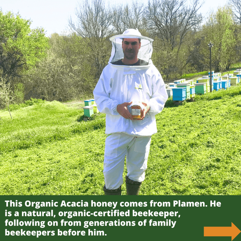 Raw Organic Acacia Honey - 500g