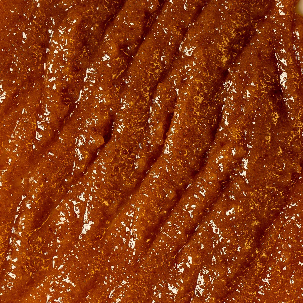 Close-up of Bee Cosmetics Honey & Sugar Face Scrub.