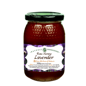 Antonio's Raw Organic Lavender Honey - 500g