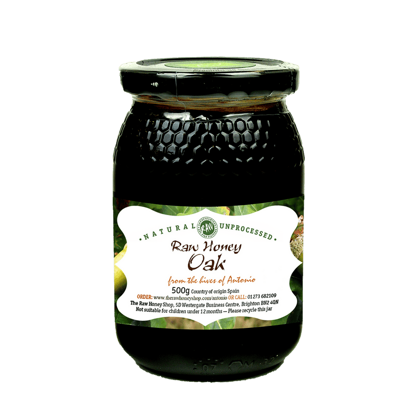 Antonio's Raw Organic Oak Honey - 500g