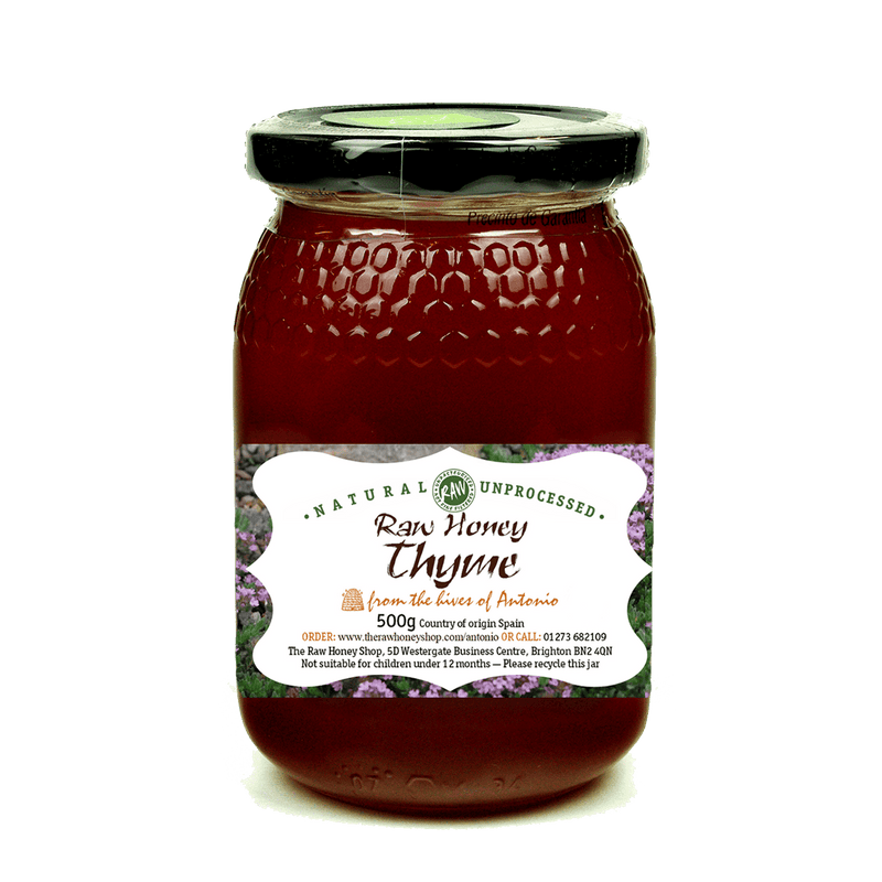 Antonio's Raw Organic Thyme Honey - 500g