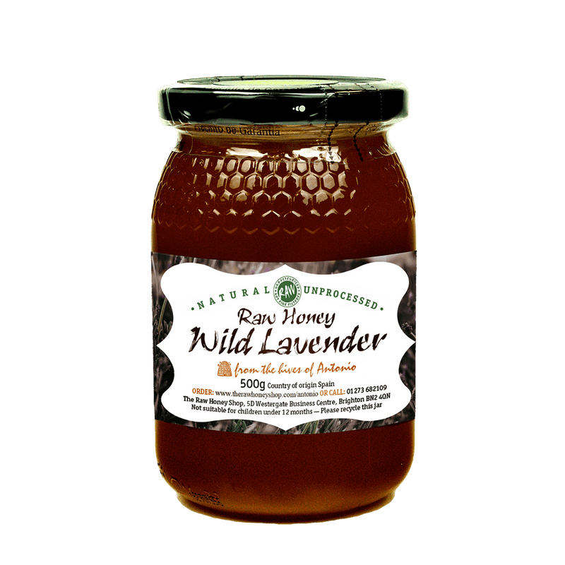 Antonio's Raw Organic Wild Lavender Honey - 500g