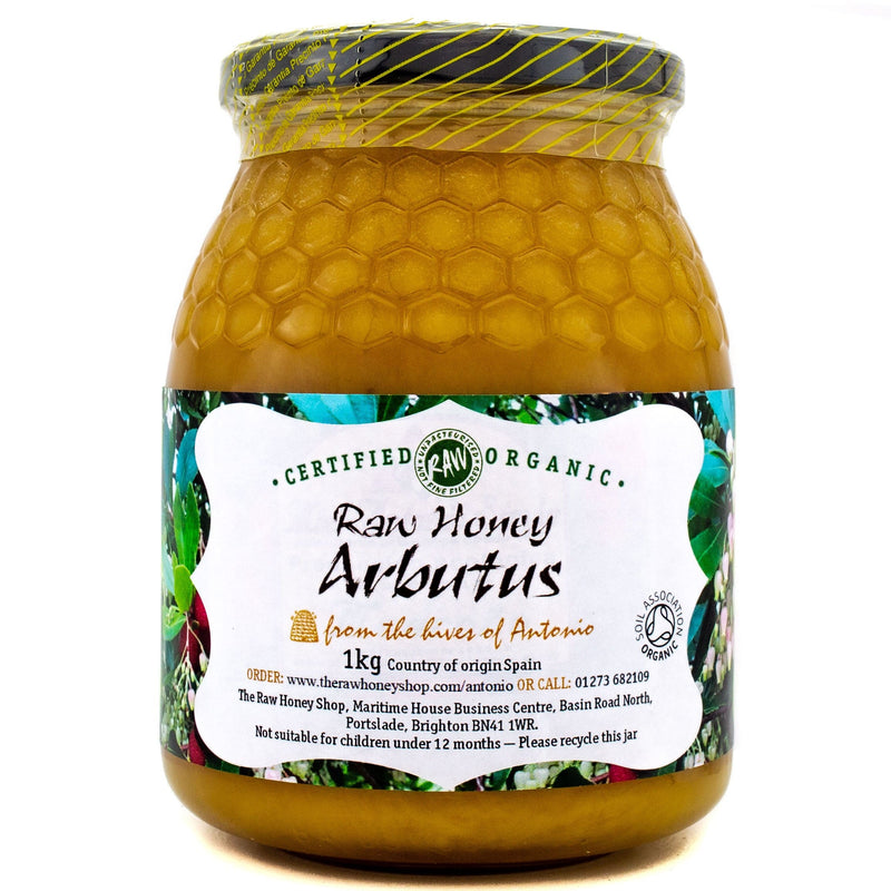 Rå økologisk Arbutus honning - 500g