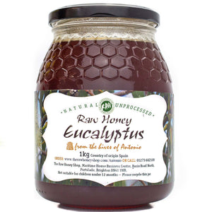Antonio's Rauwe Eucalyptus Honing - 1kg
