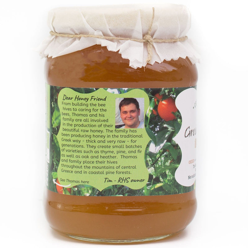 Artisan Raw Greek Orange Blossom Honey - 1kg
