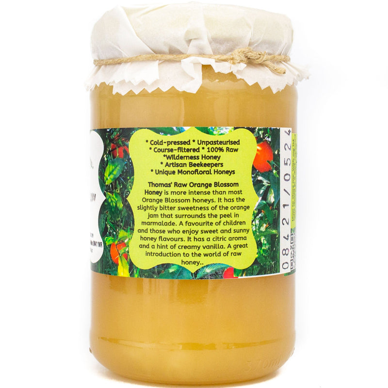 Artisan Raw Greek Orange Blossom Honey - 490g