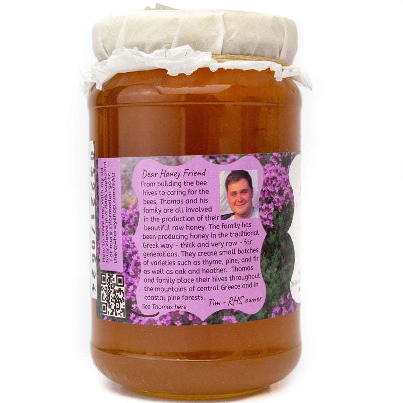 Artisan Raw Greek Thyme Honey - 490g