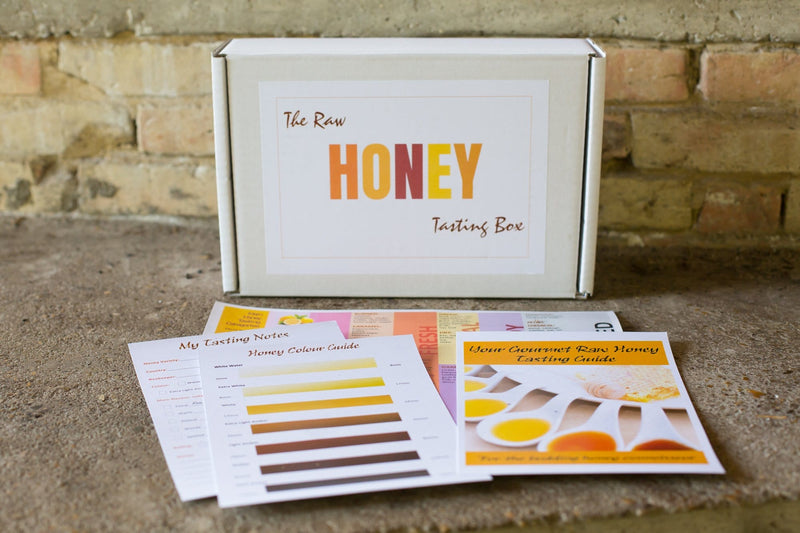 Gourmet Raw Honey Tasting Kit ( 4  x 250g jars )