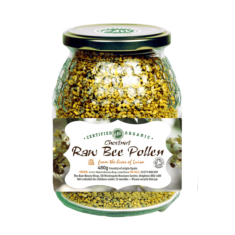 Dried Raw Organic Chestnut Bee Pollen  - 480g