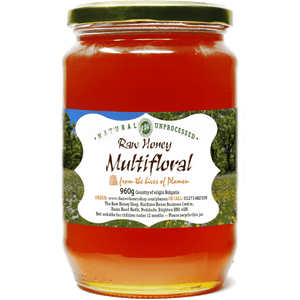 Rå multifloral honning - 960g