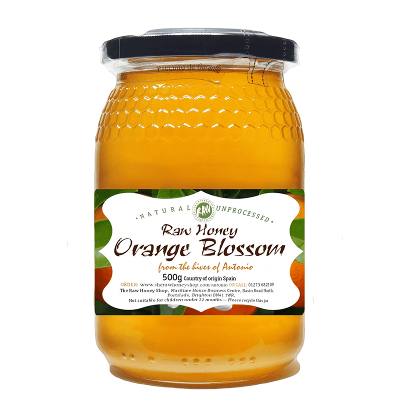 Raw Organic Orange Blossom Honey - 500g