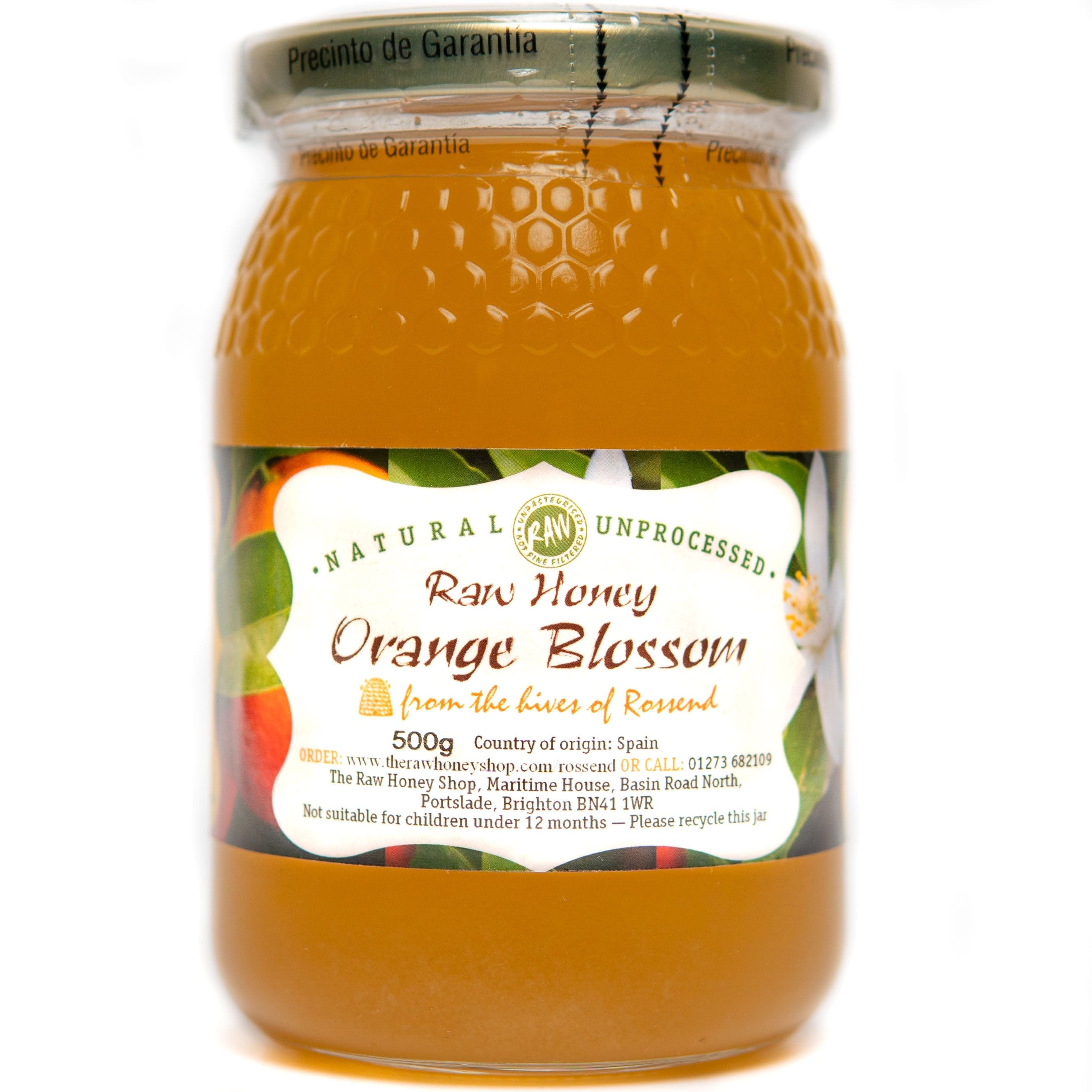 Raw Orange Blossom Honey - 500g