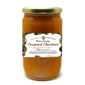 Crème de miel de châtaignier cru - 500g