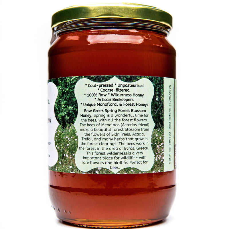 Rå græsk multifloral honning - 1 kg